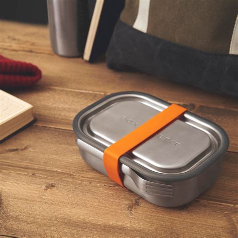 black blum orange stainless steel lunch box|leak proof metal lunch box.